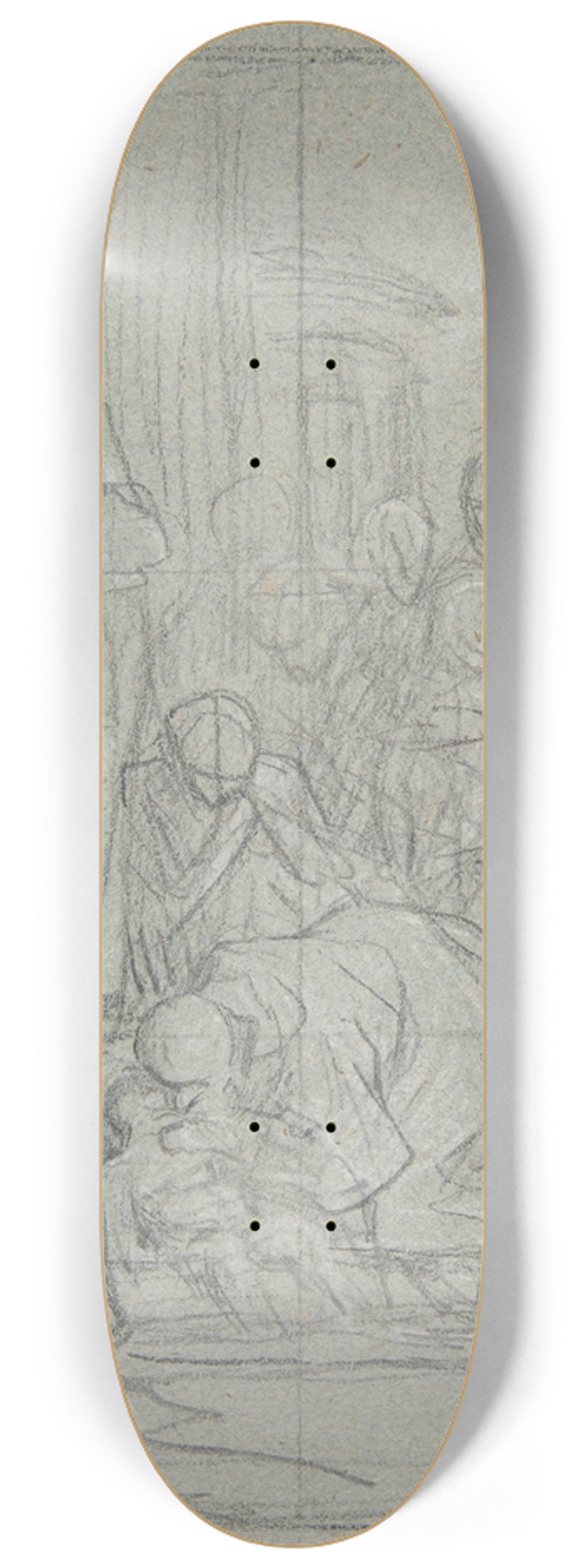 Pierre Subleyras - St. Benedict Resuscitating an Infant 8.25 inch art skate deck