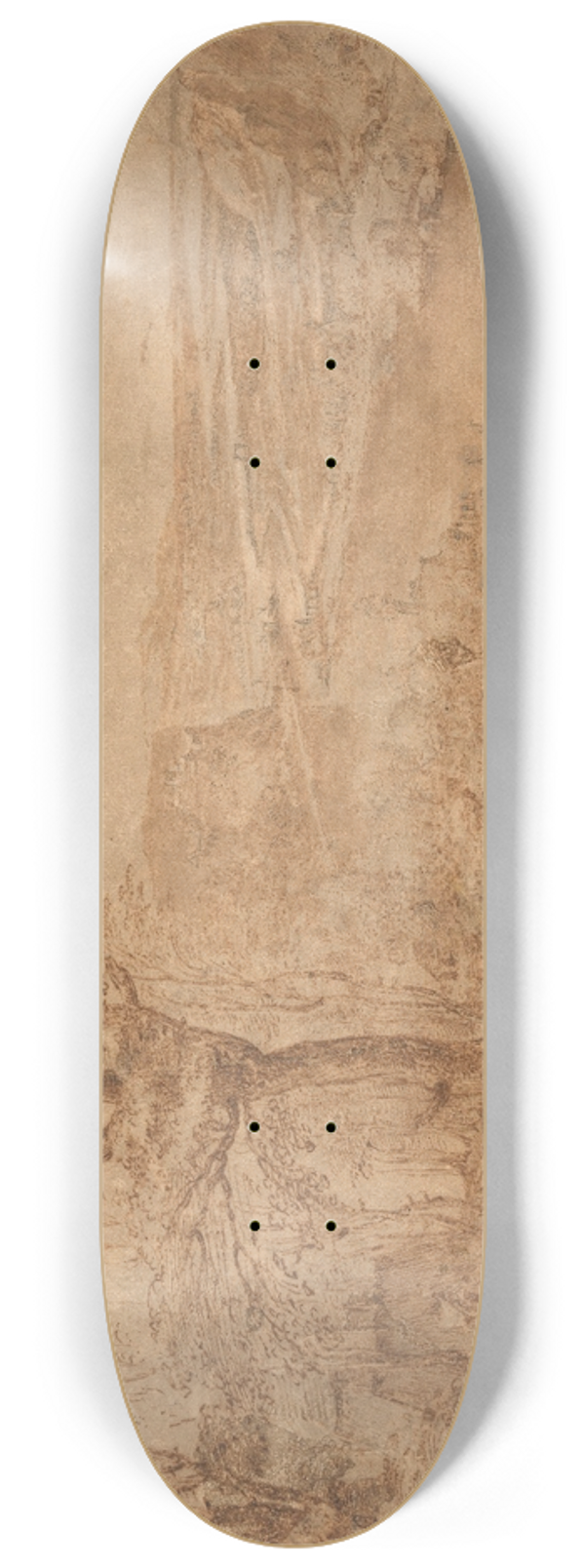 Pieter Brueghel the elder - Landscape with Pilgrims 8.25 inch art skate deck