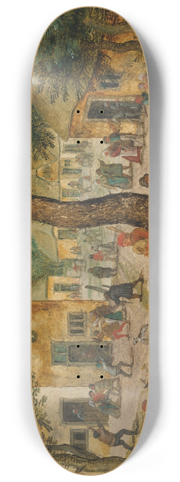 Pieter Brueghel The Younger - Summer 8.25 inch art skate deck