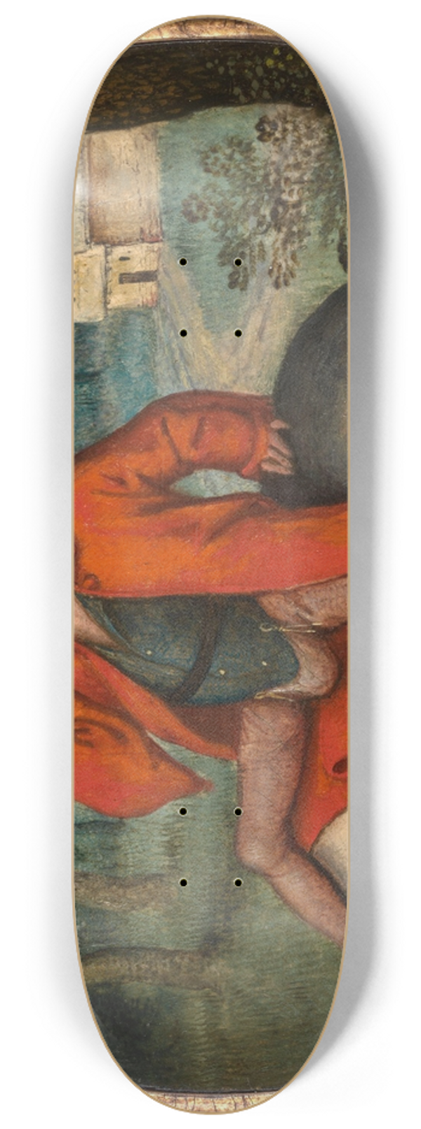 Pieter Brueghel The Younger - Unidentified Flemish Proverb 8.25 inch art skate deck