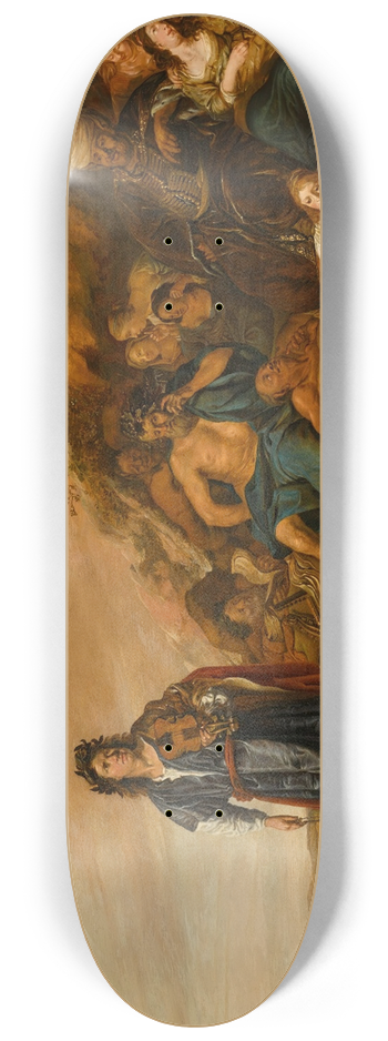 Pieter Codde - The Judgement of Midas in the Contest between Apollo and Pan 8.25 inch art skate deck