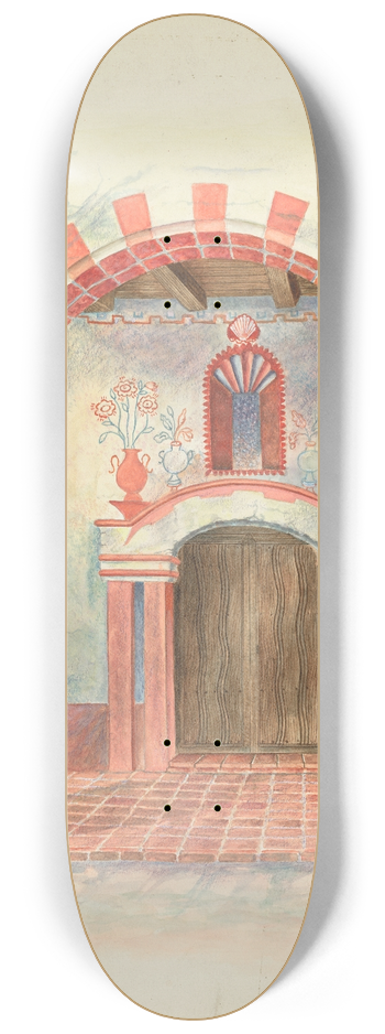 A. Regli - Restoration Drawing 8.25 inch art skate deck