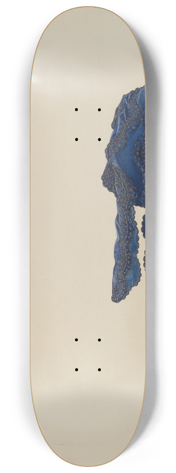 Arelia Arbo - Blue Velvet Dolman 8.25 inch art skate deck