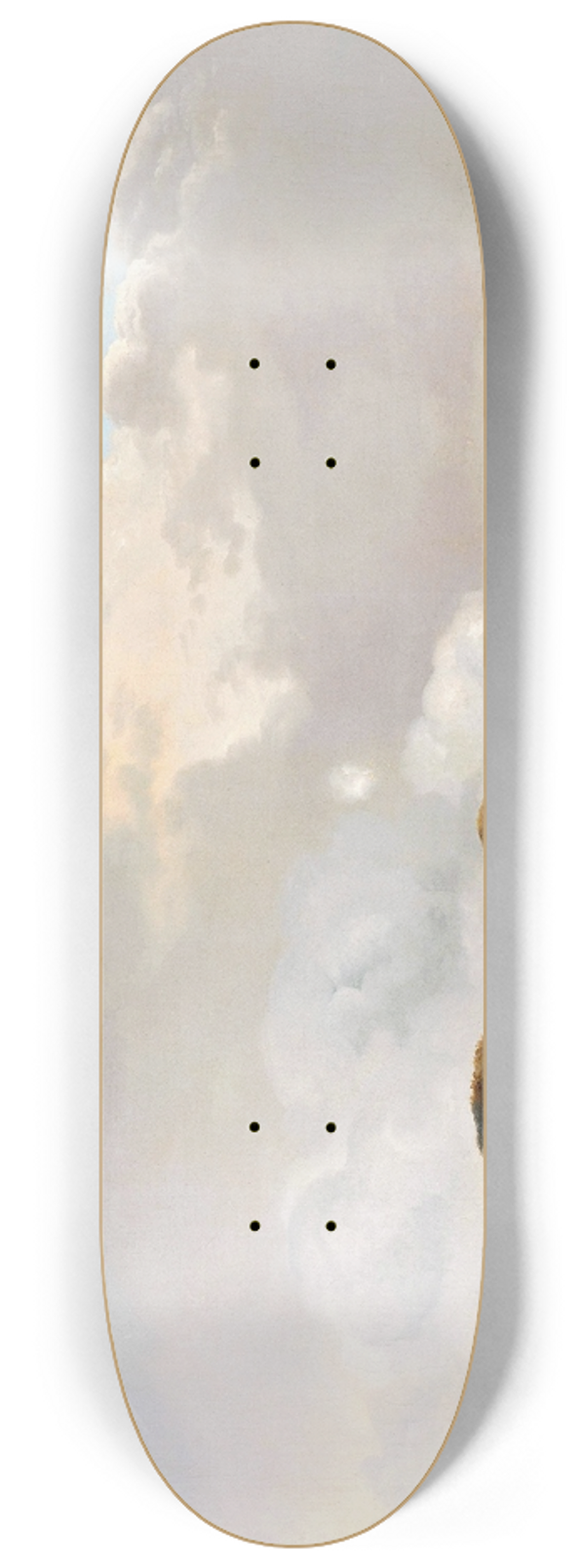 Pieter Gerardus van Os - The Demilune constructed at the Siege of Naarden, April 1814 8.25 inch art skate deck