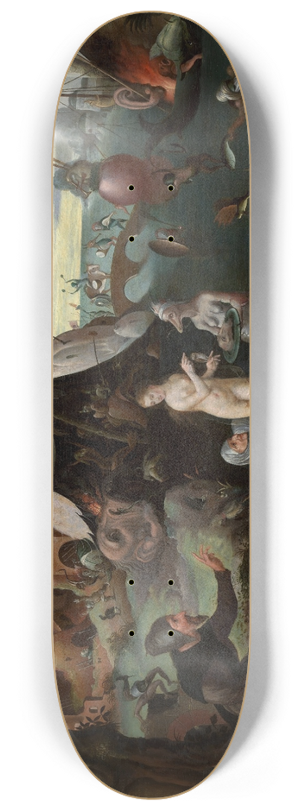 Pieter Huys - The Temptation of Saint Anthony 8.25 inch art skate deck