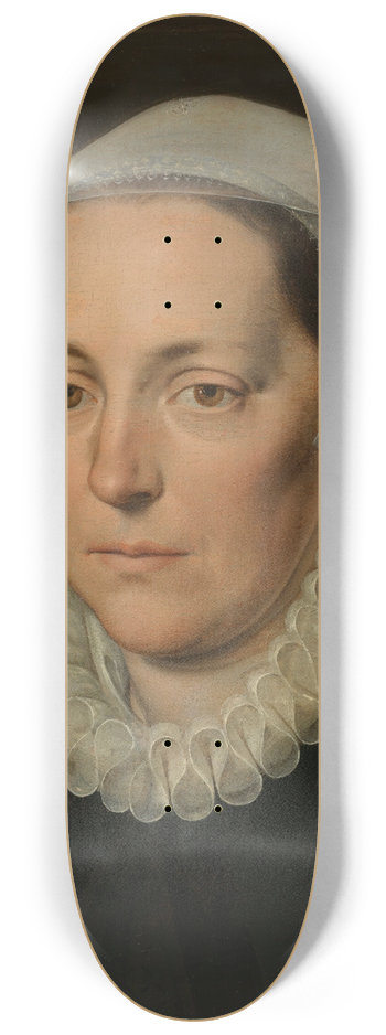 Pieter Pourbus - Portrait of a Woman 8.25 inch art skate deck