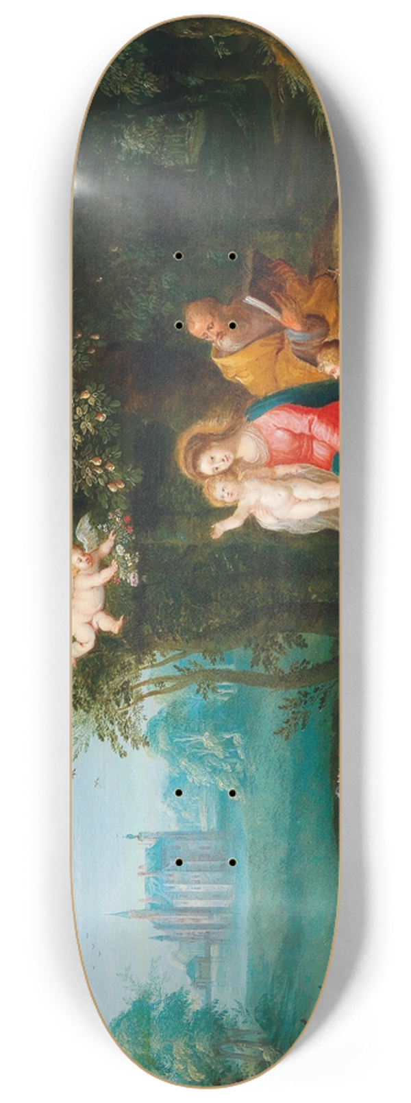 Pieter Van Avont - The Rest on the Flight into Egypt 8.25 inch art skate deck