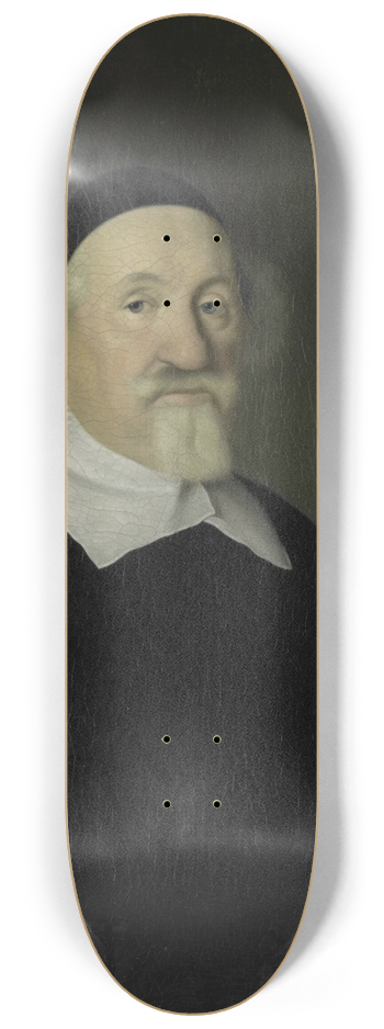 Pieter Van Der Werff - Portrait of Adriaen Besemer, Director of the Rotterdam Chamber of the Dutch East India Company, elected 1642 8.25 inch art skate deck