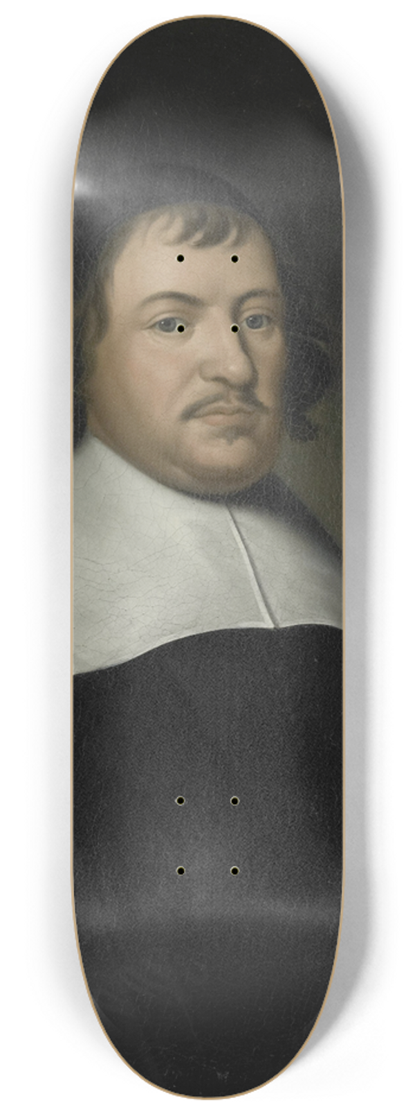 Pieter Van Der Werff - Portrait of Cornelis van den Bergh, Director of the Rotterdam Chamber of the Dutch East India Company, elected 1659 8.25 inch art skate deck