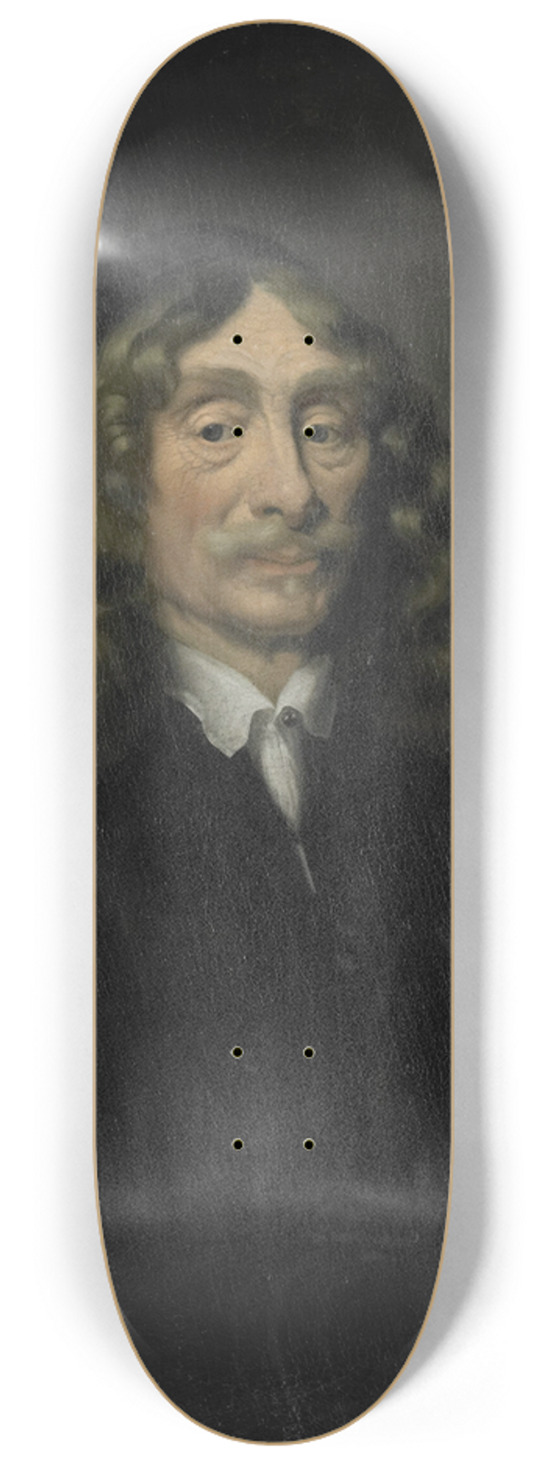 Pieter Van Der Werff - Portrait of Johan de Reus, Director of the Rotterdam Chamber of the Dutch East India Company, elected 1657 8.25 inch art skate deck