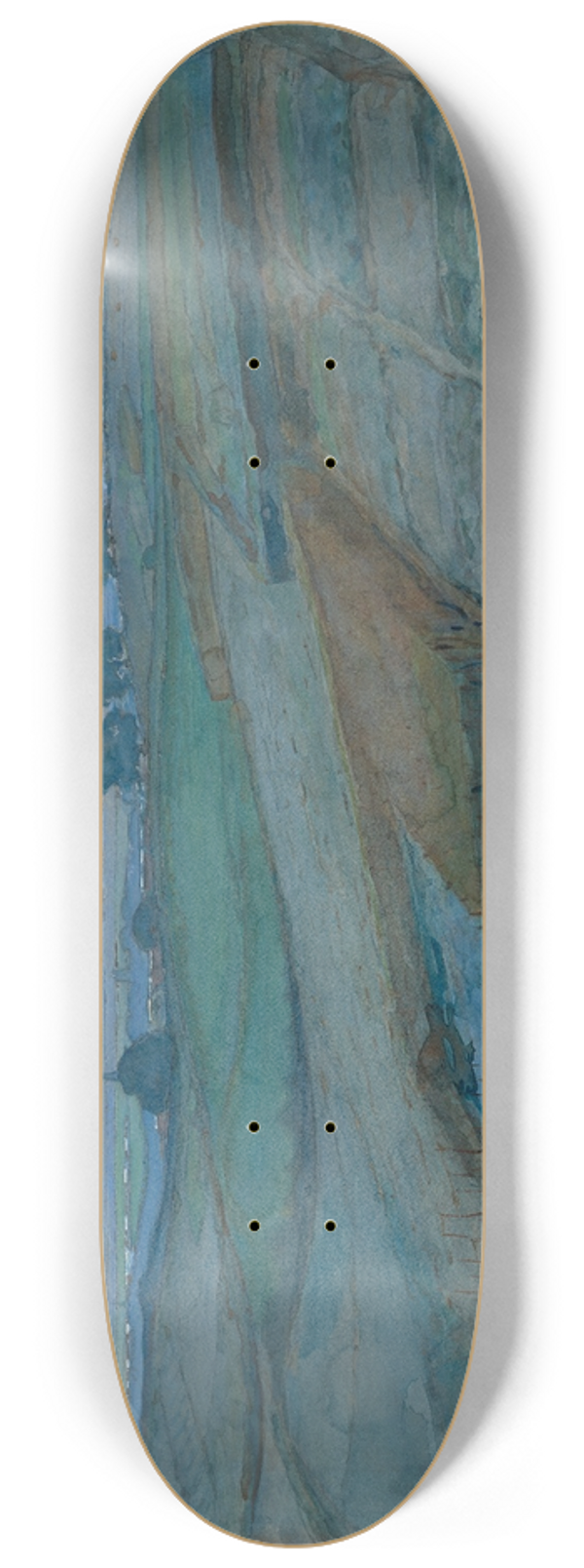 Piet Mondrian - Landscape near Arnhem 8.25 inch art skate deck