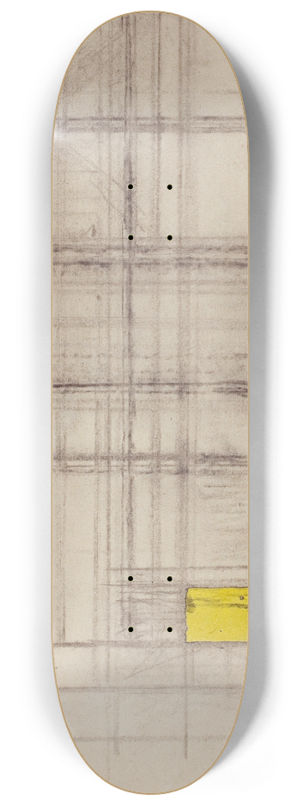 Piet Mondrian - Study for a Composition 8.25 inch art skate deck