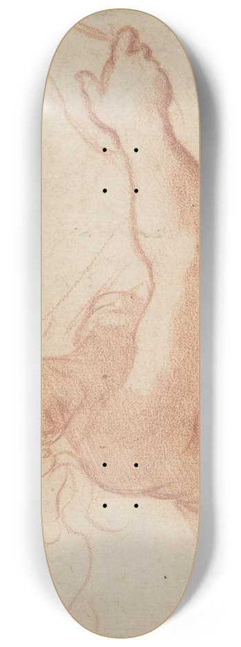 Pietro da Cortona - Study for the Allegory of Religion 8.25 inch art skate deck