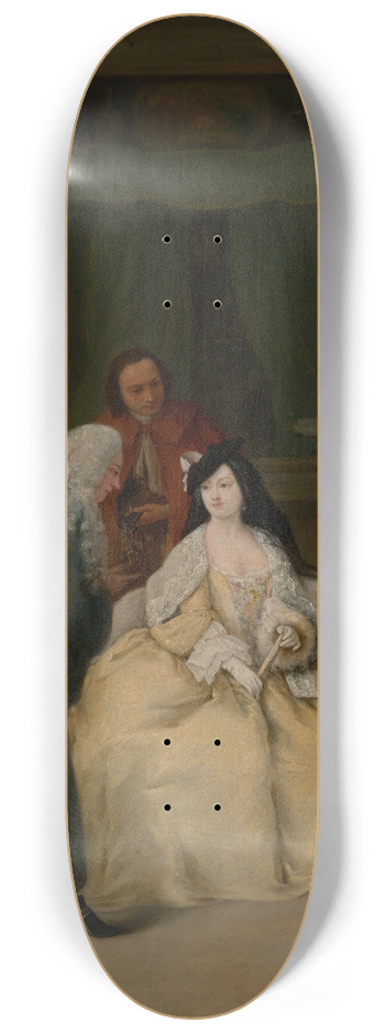 Pietro Longhi - The Meeting 8.25 inch art skate deck