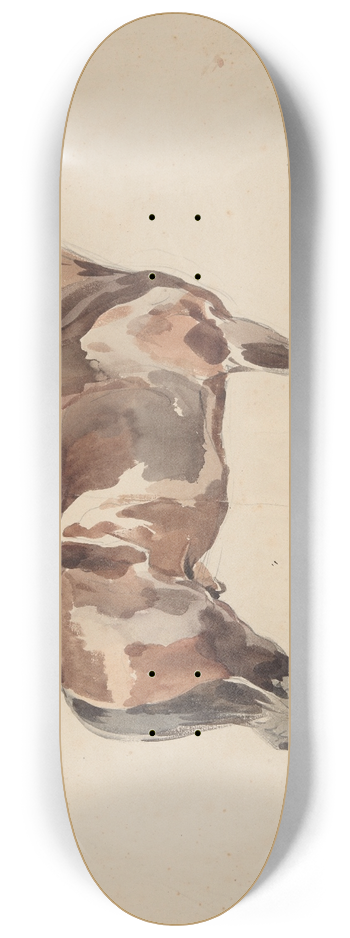 Piotr Michaowski - A bay horse is in the bridle 8.25 inch art skate deck