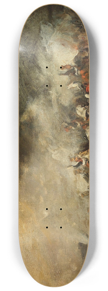 Piotr Michaowski - Battle of Somosierra 8.25 inch art skate deck