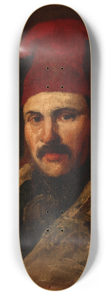 Piotr Michaowski - Portrait of Maksymilian Oborski Wearing a Fez 8.25 inch art skate deck