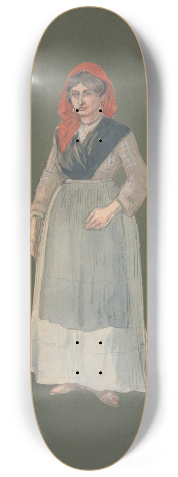 Pipein Gamba - Contadina 8.25 inch art skate deck