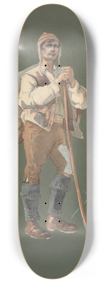 Pipein Gamba - Contadino 8.25 inch art skate deck