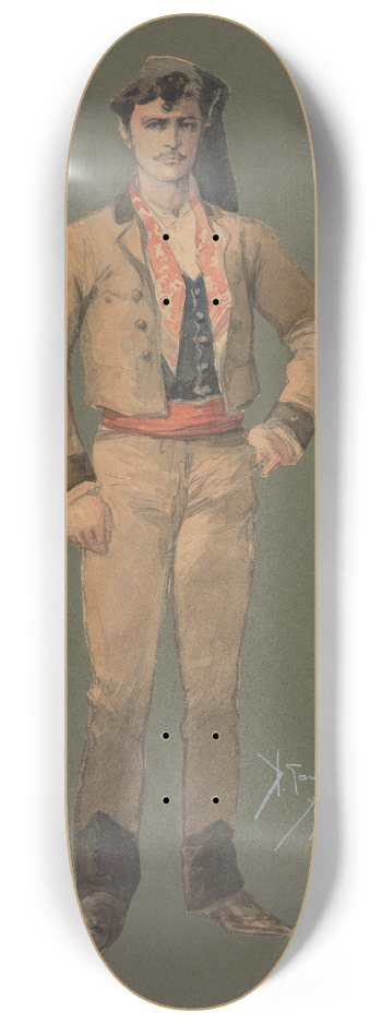 Pipein Gamba - Turiddu 8.25 inch art skate deck