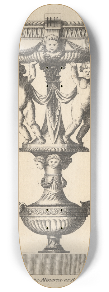 Placido Columbani - At the Minerva at Rome 8.25 inch art skate deck