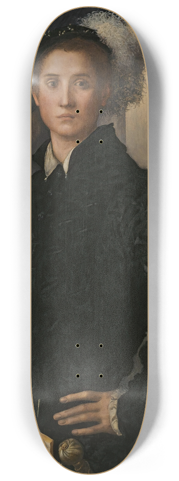 Pontormo (Jacopo Carucci) - Portrait Of Cosimo I De Medici 8.25 inch art skate deck