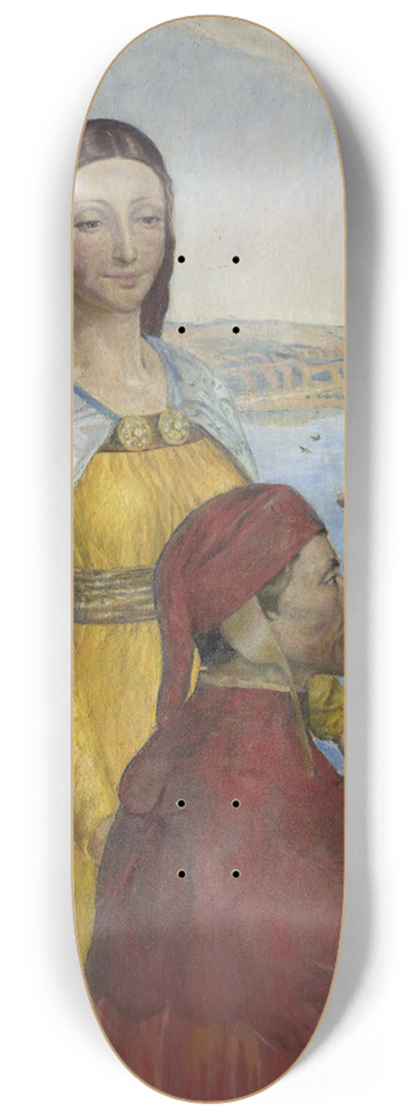 Poul Simon Christiansen - Dante and Beatrice in Paradise 8.25 inch art skate deck