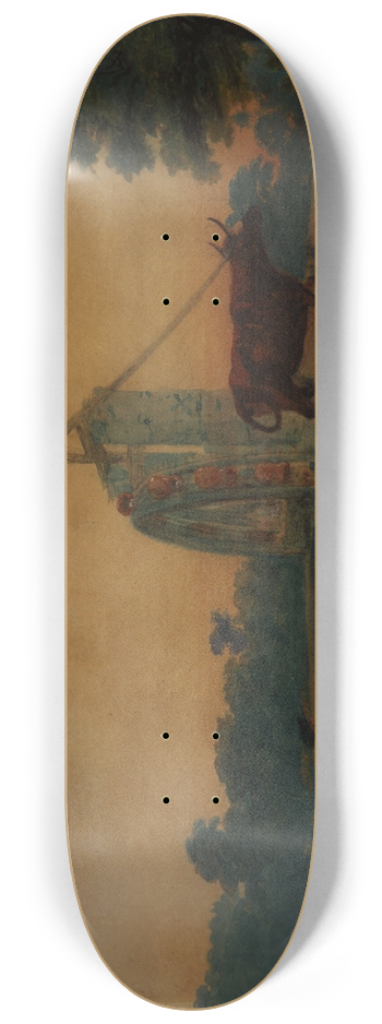 Prilidiano Pueyrredn - La Noria (Espaa) 8.25 inch art skate deck