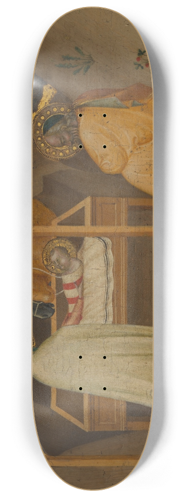 Puccio di Simone - The Nativity 8.25 inch art skate deck