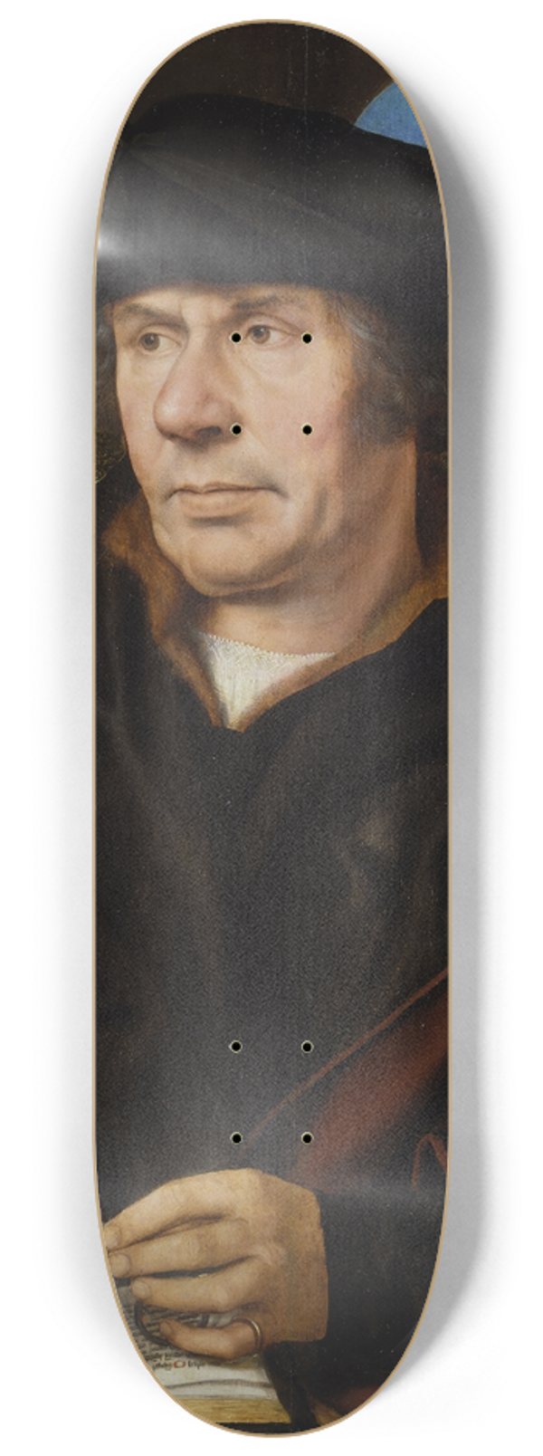 Quentin Massys - Portrait of a Scholar 8.25 inch art skate deck