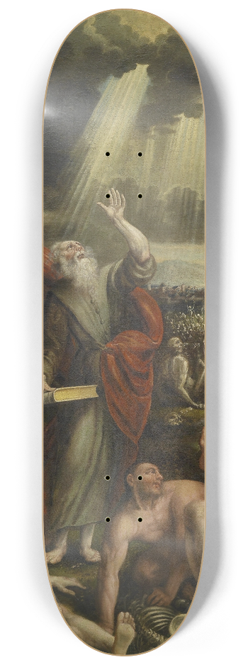 Quentin Massys - Vision Of The Prophet Ezekiel 8.25 inch art skate deck