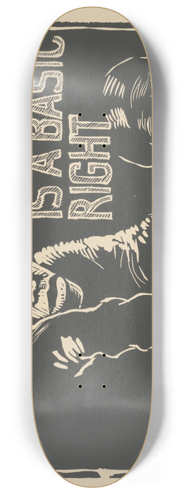 Rachael Romero - Decent housing is a basic right 8.25 inch art skate deck