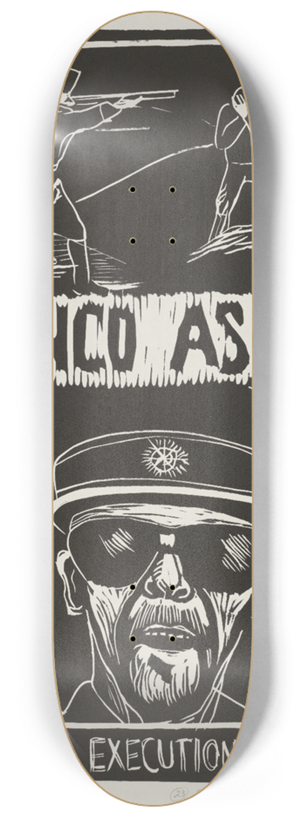 Rachael Romero - Franco Asesino! 8.25 inch art skate deck