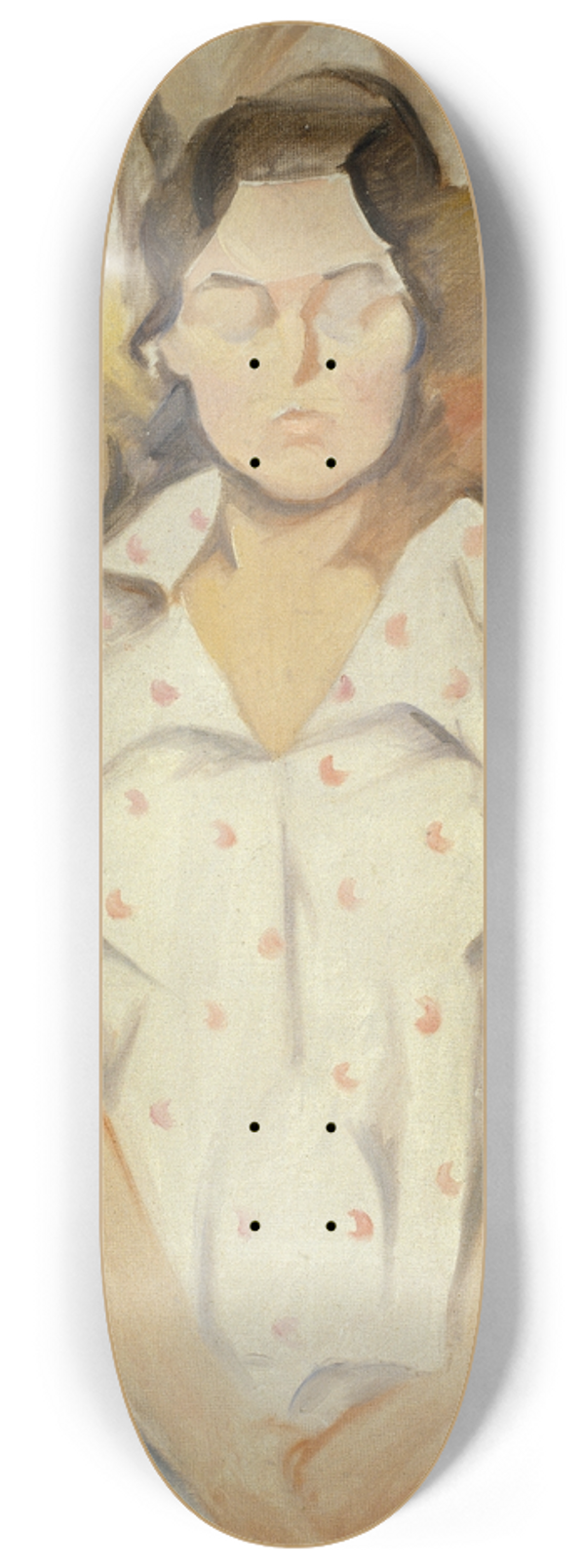 Rafael Barradas - Portrait of Pilar 8.25 inch art skate deck