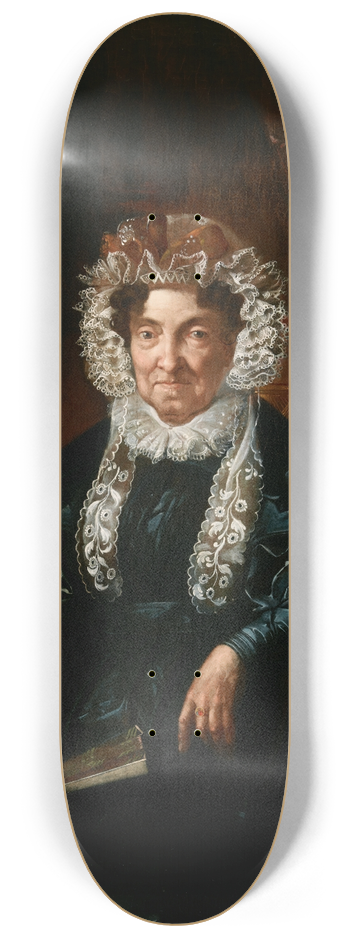 Rafa Hadziewicz - Portrait of Barbara Brodowicz 8.25 inch art skate deck