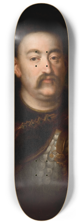 Rafa Hadziewicz - Portrait of King John III Sobieski 8.25 inch art skate deck