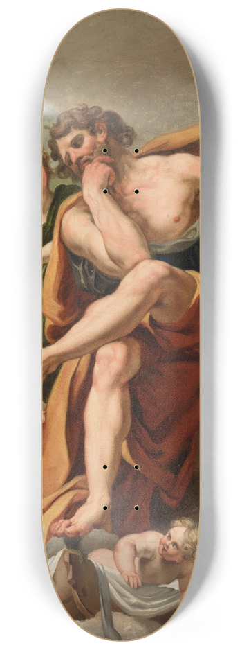 Rafa Hadziewicz - Saint Matthew and Angels 8.25 inch art skate deck