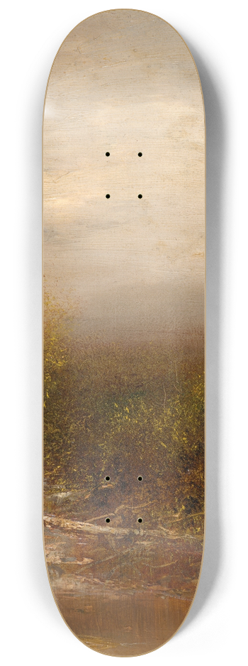 Ralph Albert Blakelock - Pool in the Adirondacks 8.25 inch art skate deck