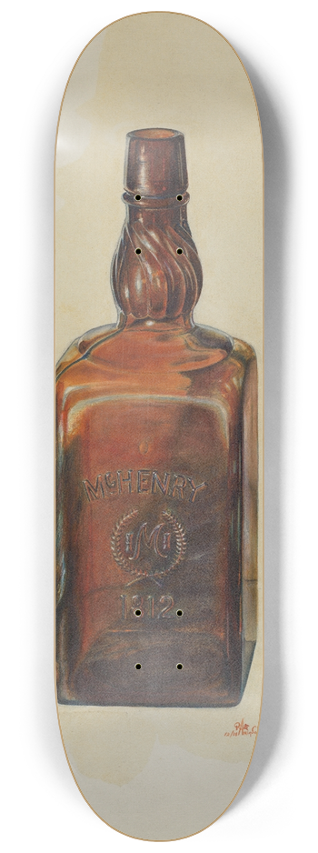 Ralph Atkinson - McHenry Bottle 8.25 inch art skate deck