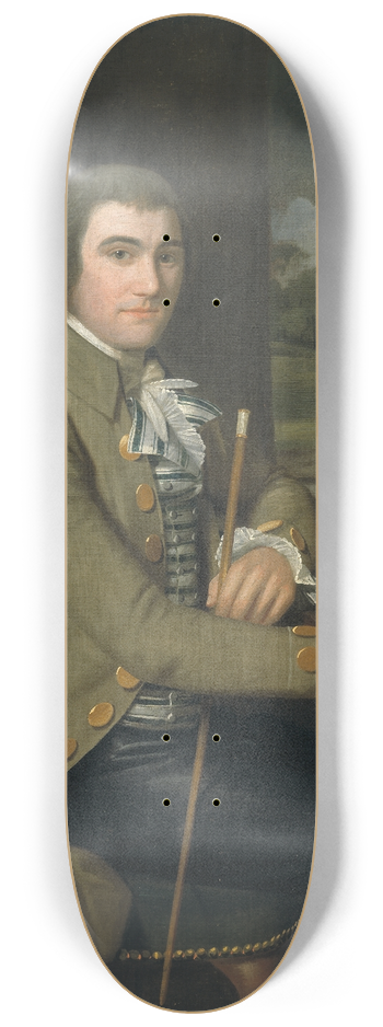 Ralph Earl - Portrait of Colonel William Taylor 8.25 inch art skate deck