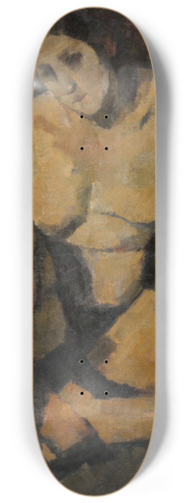 Ramah - Seated Nude 8.25 inch art skate deck