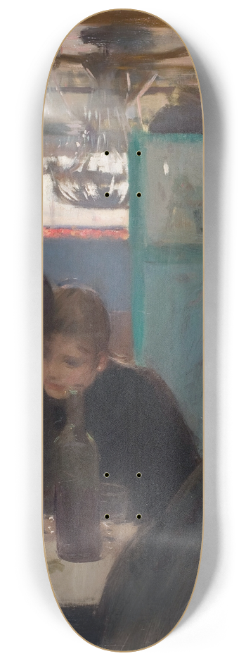 Ramn Casas - Moulin De La Galette Interior 8.25 inch art skate deck