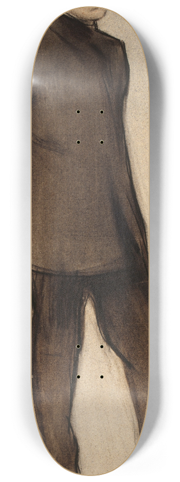 Ramn Casas - Portrait of Isidre Nonell 8.25 inch art skate deck