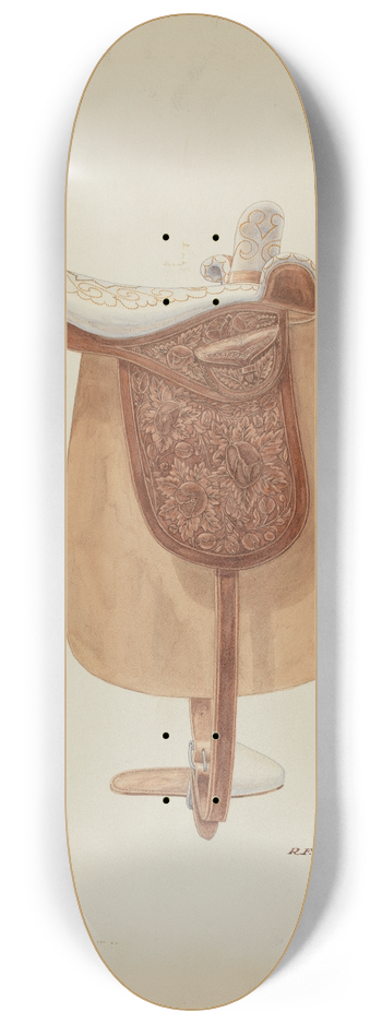 Randolph F. Miller - Side Saddle 8.25 inch art skate deck