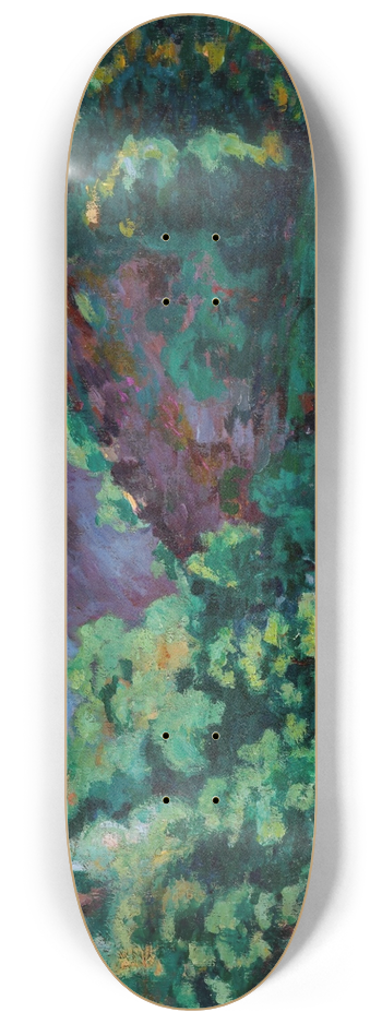 Armand Guillaumin - Le Ravin de la folie, vue de Chateau Crozant 8.25 inch art skate deck