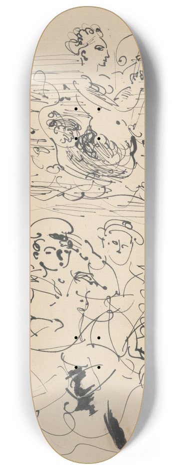 Raoul Dufy - Amphitrite 8.25 inch art skate deck