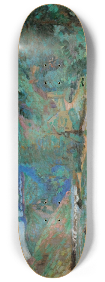 Armand Guillaumin - Moulin Bouchardon, Crozant 8.25 inch art skate deck