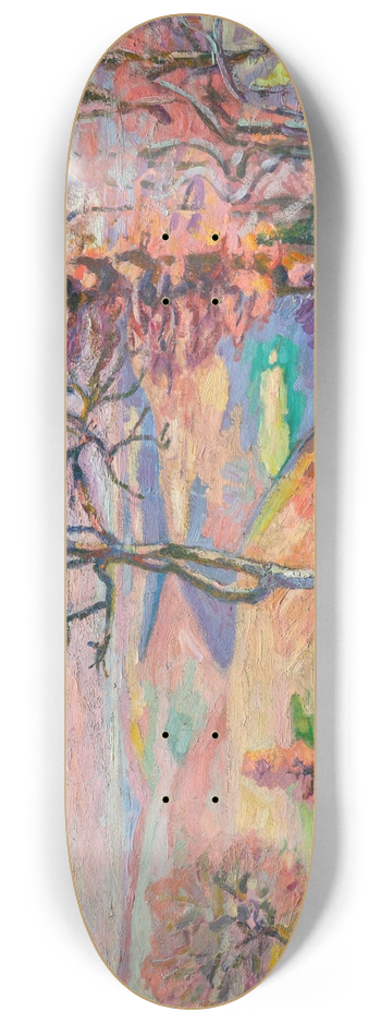 Armand Guillaumin - Paysage de Crozant, Creuse 8.25 inch art skate deck