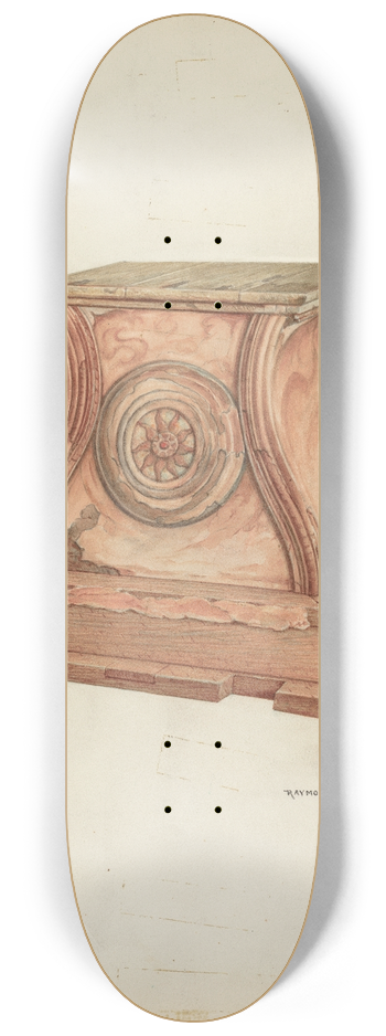 Raymond E. Noble - Stand for Baptismal Font 8.25 inch art skate deck