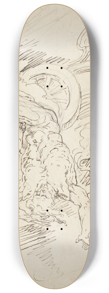 Raymond Lafage - The Fall of Phaeton 8.25 inch art skate deck